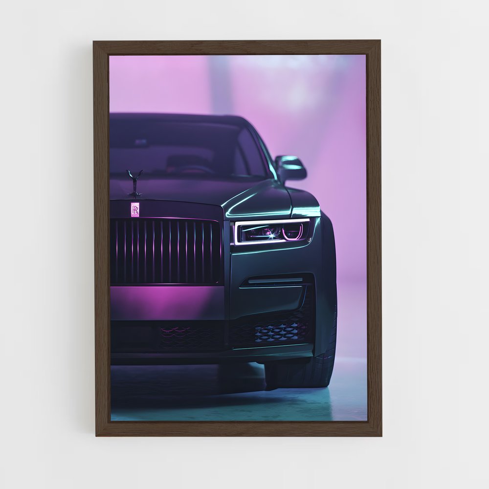 Poster Noir et Rose – affiche Rolls-Royce (vue 5)